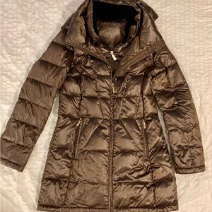 Calvin Klein Women's Chocolate Down Puffer Jacket